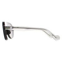 Moncler Sunglasses ML0052 01C Shiny Black Smoke Mirror