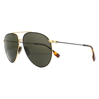 Burberry Sunglasses BE3108 1293/3 Gold and Matte Black Brown