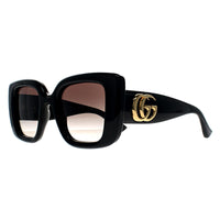 Gucci Sunglasses GG1975S 002 Shiny Black Grey Gradient