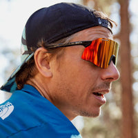 Smith Sunglasses Vert 807 X6 Black ChromaPop Red Mirror
