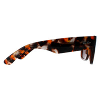 Ray-Ban Sunglasses RB0840S Mega Wayfarer 663693 Transparent Brown and Havana Gold Mirror