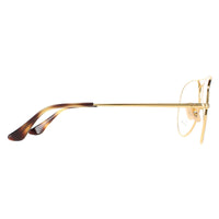 Ray-Ban Glasses Frames 6489 Aviator 2945 Gold Top on Havana 58mm Mens