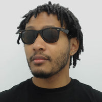 Ray-Ban Sunglasses Wayfarer 2140 Tortoise Brown Polarized 902/57 Medium 50mm