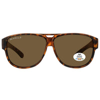 Montana Fit Over Glasses Sunglasses FO6 D Matte Tortoise Brown Polarized