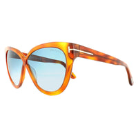 Tom Ford Sunglasses 0511 Arabella 53W Blonde Havana Blue Gradient