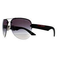 Prada Sport Sunglasses PS55YS 1BC09U Silver Grey Gradient