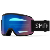 Smith Ski Goggles Squad 2QJ MO Black ChromaPop Storm Rose Flash & Yellow