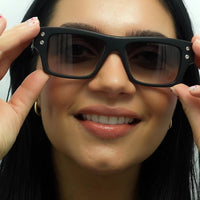 Dita Sunglasses Grandmaster Seven DTS407-A-03 Matte Black Iron Dark Grey to Clear Gradient