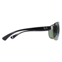 Ray-Ban Sunglasses 3386 Gunmetal Polarized Green 004/9A 63mm