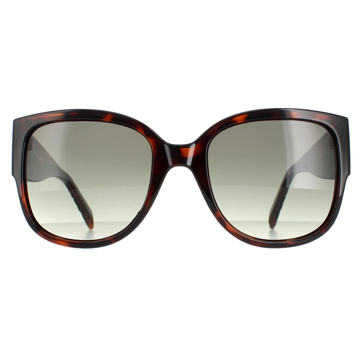 Karen Millen KM5050 Sunglasses Brown Grey Gradient