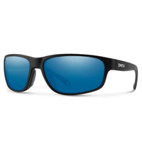 Smith Sunglasses Redding 2 124 QG Matte Black ChromaPop Polarized Blue Mirror
