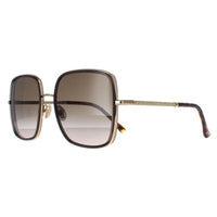 Jimmy Choo Sunglasses JAYLA/S 01Q HA Gold Brown Brown Gradient