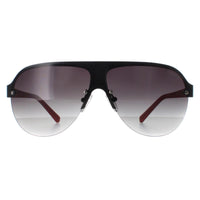 Guess Sunglasses GF0148 02B Black and Red Smoke Gradient