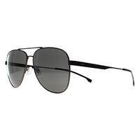 Hugo Boss Sunglasses BOSS 1641/S V81 M9 Black Ruthenium Grey Polarized