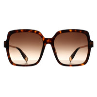 Furla Sunglasses SFU626 0706 Glossy Havana Brown Gradient