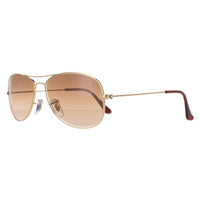 Ray-Ban Sunglasses Cockpit 3362 001/51 Gold Brown Gradient 56mm