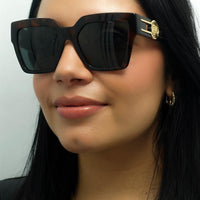 Versace Sunglasses VE4458 542987 Dark Havana Dark Grey