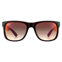 Ray-Ban Sunglasses Justin 4165 714/S0 Brown Brown Gradient Mirror Red