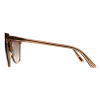 Tom Ford Sunglasses Ani FT0844 45G Shiny Light Brown Brown Mirror