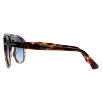 Persol Sunglasses PO0649S 1158Q8 Tortoise Spotted Brown Azure Gradient Blue