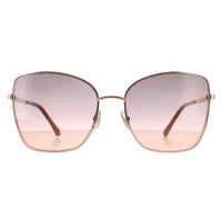 Jimmy Choo Sunglasses ALEXIS/S PY3 FF Copper Gold Nude Grey Fuchsia