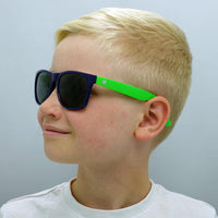 Smarty Sunglasses X2133 C Blue Neon Green Grey