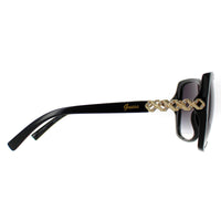 Guess Sunglasses GF0413 01B Shiny Black Smoke Gradient