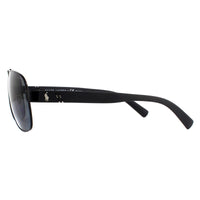 Polo Ralph Lauren Sunglasses PH3110 926781 Semi Shiny Black Grey Polarized
