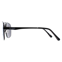 Guess Sunglasses GF0211 01C Black Silver Mirrored
