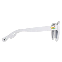 Guess Sunglasses GU8600 21B White Gradient Smoke Grey