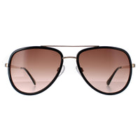 Guess Sunglasses GF0417 01B Shiny Black Smoke Gradient