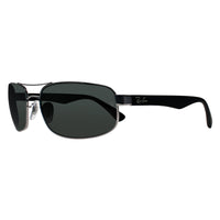 Rayban Sunglasses 3445 004 Gunmetal Green