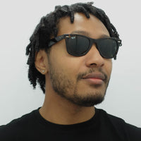 Ray-Ban Sunglasses Wayfarer 2140 902 Tortoise Green G-15 Medium 50mm