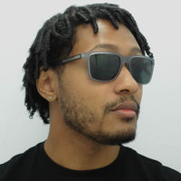 Emporio Armani Sunglasses EA4047 501287 Matte Transparent Grey Dark Grey