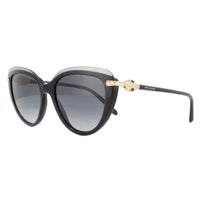 Bvlgari Sunglasses BV8211B 5464T3 Top Transparent on Grey Grey Gradient