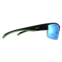 Polaroid Sport Sunglasses PLD 7019/S 7ZJ 5X Black/Green Blue Polarized