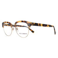 Dolce & Gabbana Glasses Frames DG 3270 512 Light Havana Pale Gold 52mm Mens