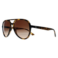 Ray-Ban Sunglasses RB4376 710 Polished Havana Brown Gradient