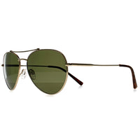 Serengeti Sunglasses Pete SS599005 Shiny Light Gold Mineral 555nm Polarized Photochromic