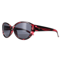 Smarty Sunglasses X2118 C Transparent Fiber Fuchsia Red Grey