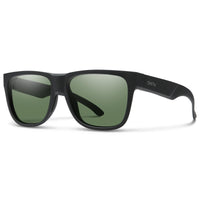 Smith Sunglasses Lowdown 2 003 L7 Matte Black ChromaPop Polarized Grey Green