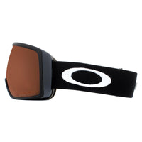 Oakley Ski Goggles Flight Tracker XS OO7106-03 Matte Black Prizm Snow Persimmon