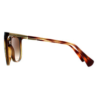 Ralph by Ralph Lauren Sunglasses RA5248 500313 Shiny Dark Havana Brown Gradient