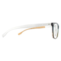Hugo Boss Glasses Frames BOSS 0884 0R7 Blue Brown and Horn Palladium