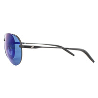 Costa Del Mar Sunglasses Helo HLO-11-OBMP Matte Black Blue Mirror Polarized Polycarbonate