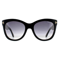 Tom Ford Sunglasses Wallace FT0870 01B Shiny Black Smoke Gradient