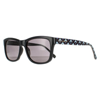 Ted Baker Sunglasses TB1455 Dane 011 Polished Black Patterned Grey