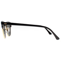 Ray-Ban Sunglasses Clubmaster 3016 901/58 Black Green Polarized Small 49mm