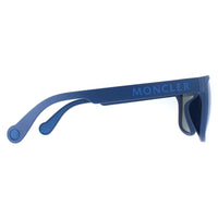 Moncler Sunglasses ML0164-K 91C Matte Blue Blue Mirror