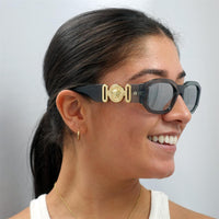 Versace Sunglasses VE4361 311/6G Transparent Grey Light Grey Silver Mirror